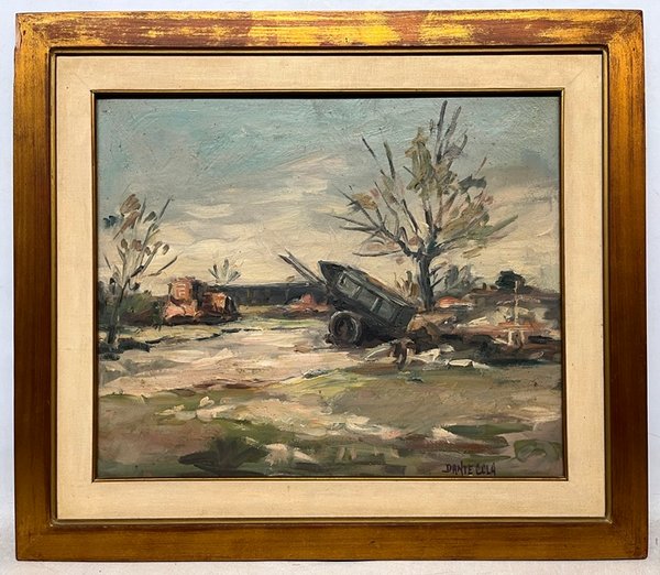 Pintura de Dante Cola: Carro de pértigo - imagen 2