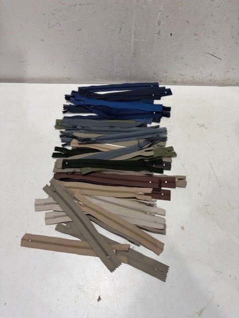 Lote de Cierres de 18 cm Varios Colores