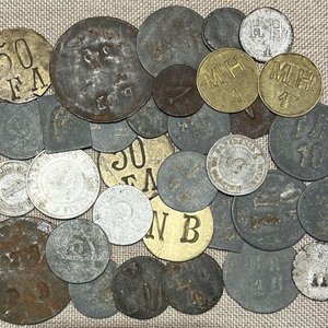 Lote de Fichas de Esquila con Iniciales - imagen 2