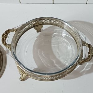 Fuente Marinex con Soporte y Tapa Bañada en Plata - imagen 4