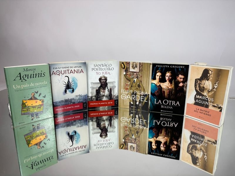 Lote de 6 libros Novela histórica y ensayo. Autores destacados. - imagen 1