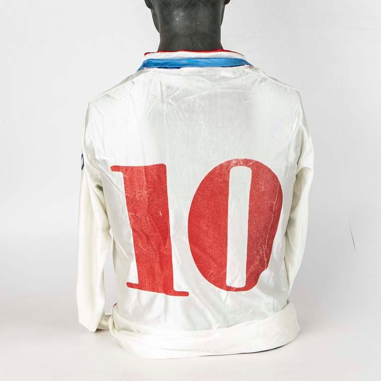Camiseta de Nacional de utilería marca TOPPER N°10 de William Castro en la Copa Libertadores de 1988 - imagen 2