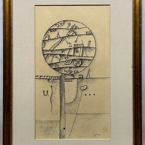 Obra de Adolfo Nigro: "Sin Título" en Tinta sobre Papel (1976) - imagen 2
