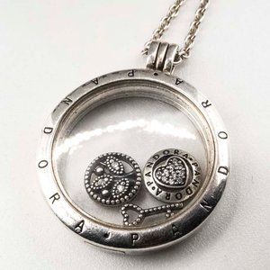 Cadena de Plata con Dije "Pandora" y Dijes Internos - imagen 2