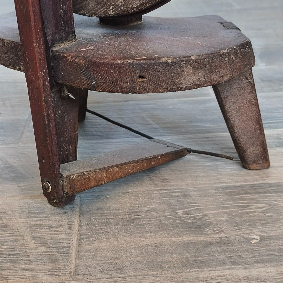 Antigua Rueca de Madera para Tejer - imagen 8