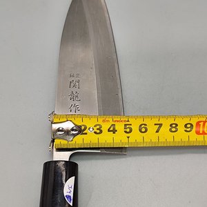 Cuchillo Profesional de Sushi Japonés Hoja Ancha Acero Inoxidable Mango Madera - imagen 7