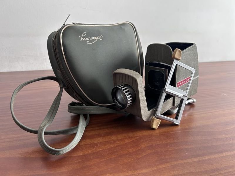 Proyector de diapositivas antiguo Armony con estuche - imagen 3