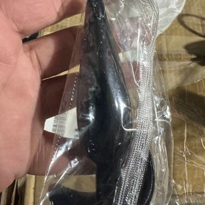 Juguete Anal de Silicona Negro con Cadena - imagen 2