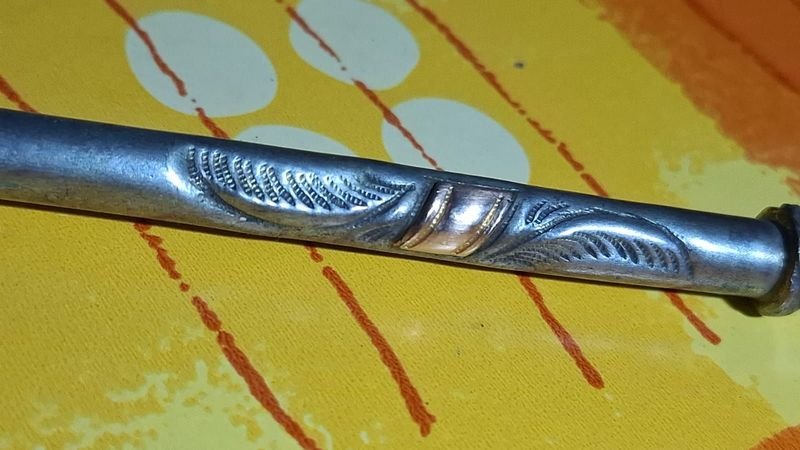 Bombilla plata y oro recta - Accesorios para Vehículos - imagen 3