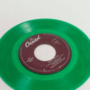 Disco Vinilo Single The Beatles "Nowhere Man" Edición Coleccionista Capitol Records USA Color Verde - imagen 2