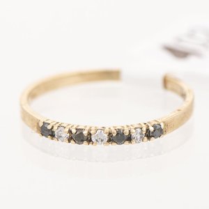 Lote anterior: Medio Sin Fin de Oro 18k con Brillantes Blancos y Negros