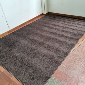 Alfombra Rectangular Gris Pelo Corto - imagen 2