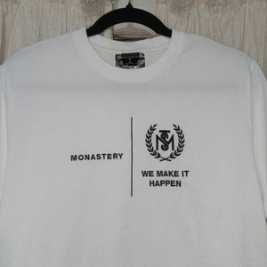 Remera Blanca de Algodón MONASTERY Talle S Nueva - imagen 2