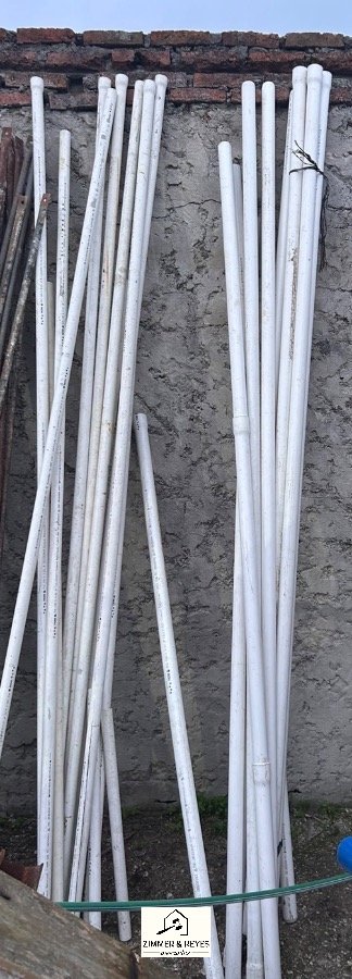 Lote de Caños de PVC Blancos para Construcción