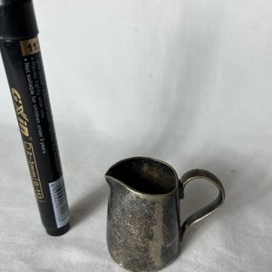 Medida Antigua para Whisky Tipo Jarra de Metal - imagen 2