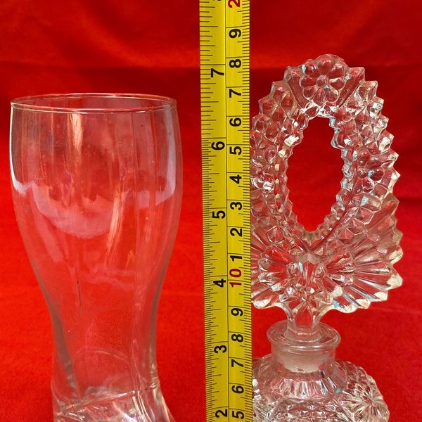 Vaso con forma de bota y perfumero antiguo - imagen 7