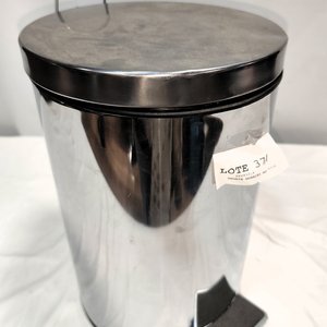 Papelera de Acero Inoxidable con Tacho Interior y Tapa Batiente, 12 Litros - imagen 2