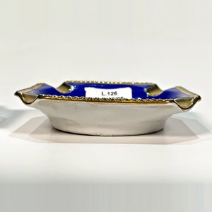 Dos Ceniceros de Porcelana Bavaria con Diseños Florales - imagen 4