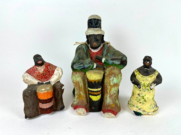 Cecilia Mattos - Candombe en Papel mache y oleo - imagen 1