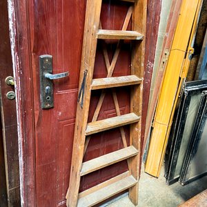 Escalera de Madera Plegable de Dos Hojas - imagen 2