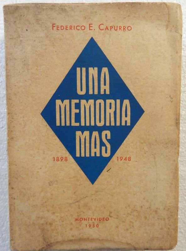 Libro de Memorias Personales de Federico Capurro - imagen 1