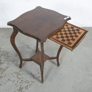 Mesita de Sala con Tablero de Ajedrez Desplegable - imagen 3