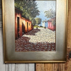 Lote anterior: Óleo sobre Fibra "Colonia del Sacramento" por Oscar Suárez - 50x40 cm