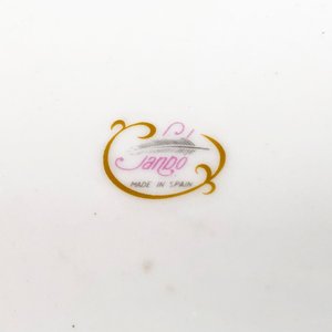 Par de Platos Decorativos "Jango" Guarda Dorada, Escena Romántica, Made in Spain - imagen 5