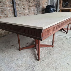 Mesa Estilo Inglés con Tapa de Mármol - imagen 14