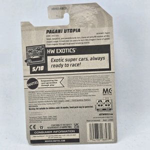 Hot Wheels Pagani Utopia Edición "HW Exotics" 2024 - imagen 3