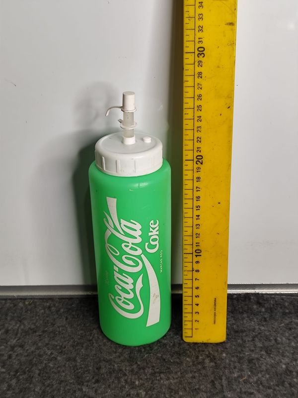 Caramañola Coca-Cola Verde con Tapa Blanca