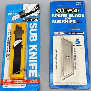 Trincheta Olfa Sub Knife SK-2 con 5 hojas de repuesto - imagen 1