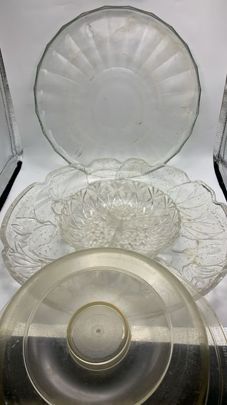 Lote siguiente: Tapas de micro y fuentes de acrílico decorativas