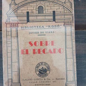 Libro "Sobre el Recado" de Javier de Viana, Biblioteca "Rodó" - imagen 2