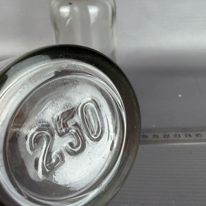 Par de Frascos de Farmacia de Vidrio Transparente - imagen 2