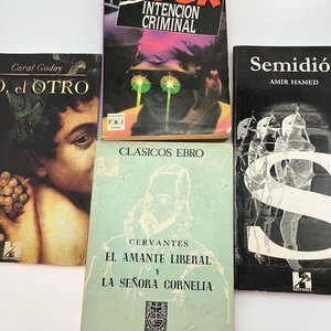 Lote de 4 Libros: Yo, el Otro; Intención Criminal; El Amante Liberal; Semidiós - imagen 2