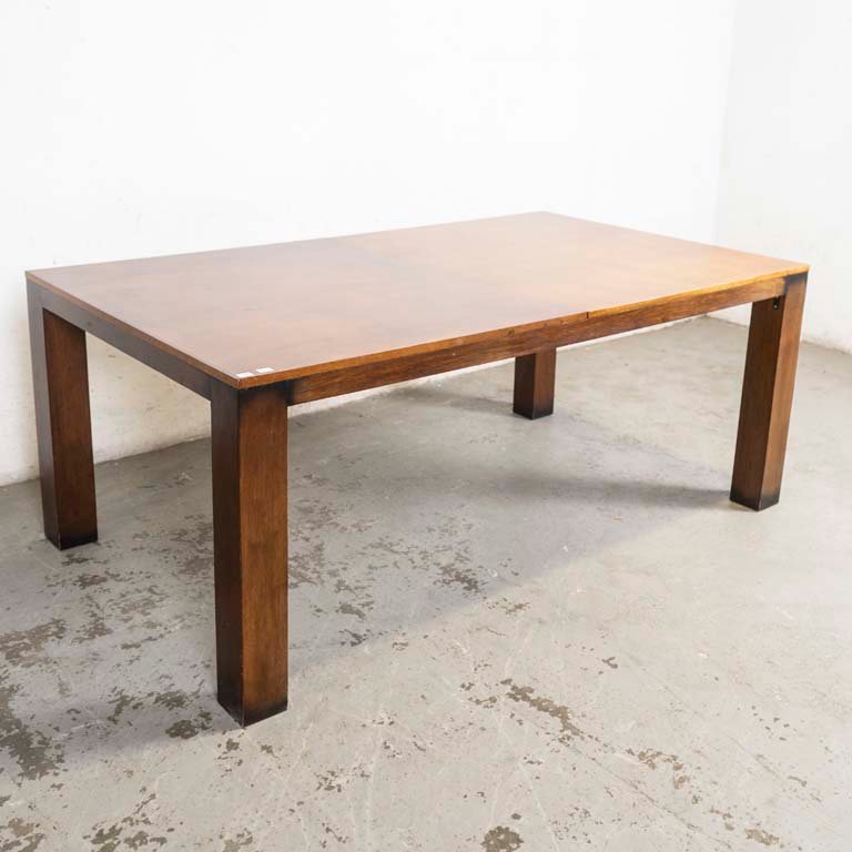 Mesa de Comedor Rectangular Extensible con Refuerzos Metálicos