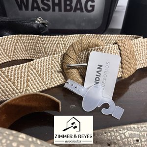 Cinto de Cuero, Cinto Tejido y Neceser "Washbag" - imagen 3