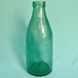 Antigua Botella de leche Conaprole. Altra: 24.5 cm - imagen 5