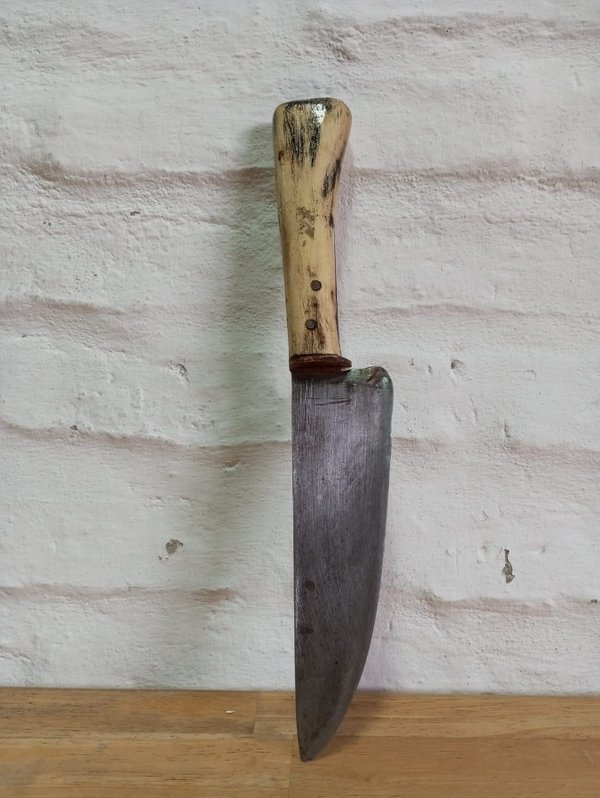 Cuchillo de madera con hoja de 17 cm y sin marca - imagen 3