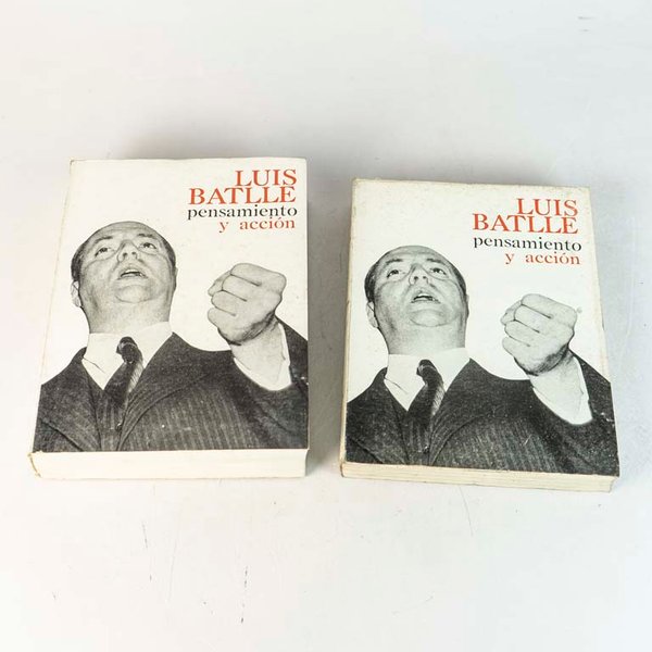 2 Tomos "Pensamiento y Acción" de Luis Batlle Berres