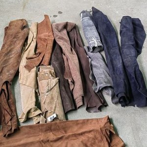 Lote de Cuero Napa en Varios Tonos Marrones y Azules - imagen 4