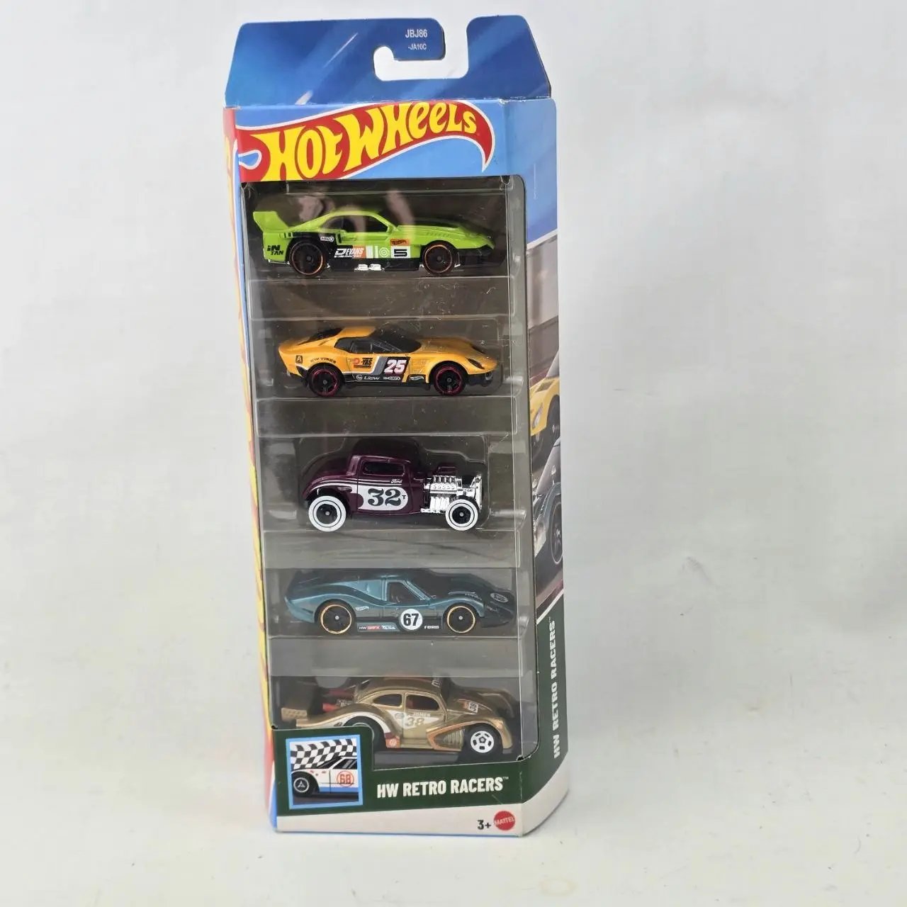 Pack 6 Hot Wheels Retro Racers Colección