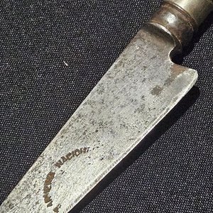 Cuchillo Antiguo Armería Nacional Hoja 14cm Cabo Original - imagen 9