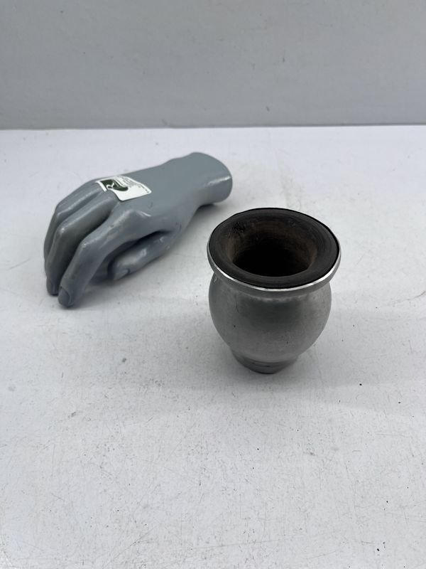 Mate de Aluminio y Madera con Base Metálica