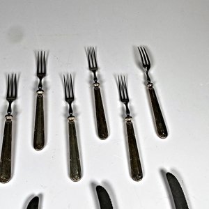 Juego de 16 Cubiertos de Postre Metálicos Broqua y Scholberg - imagen 4