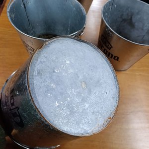 Juego de 4 Hieleras Galvanizadas "Corona" - imagen 6