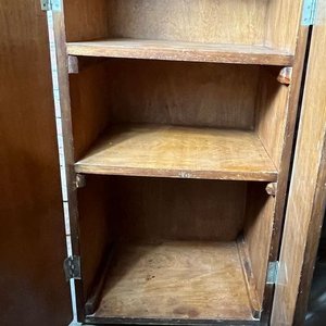 Mueble Auxiliar de Madera con Ruedas y 3 Reparticiones - imagen 6