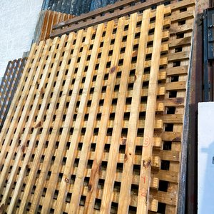 Cinco Rejillas de Madera Pino: Varias Medidas - imagen 3