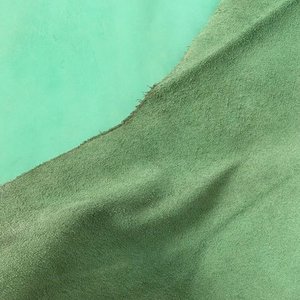 Cuero Verde Entero para Tapicería - imagen 4